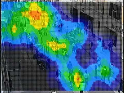 Crowd Density Heatmap AI